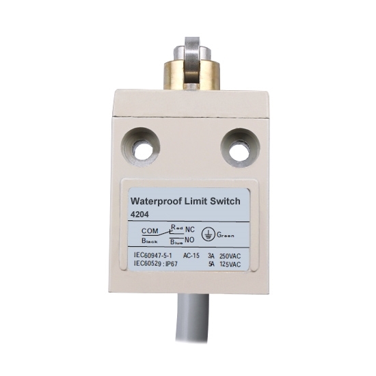 Waterproof Limit Switch, 1NO 1NC, 3A/250VAC, 5A/125VAC