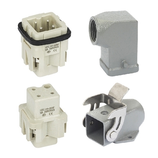 Heavy Duty Connector, 3 Pin, AC 250V / 10A