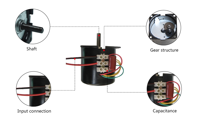 60rpm AC Synchronous Gear Motor Details