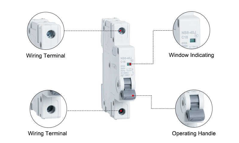 1 pole Miniature Circuit Breaker Details
