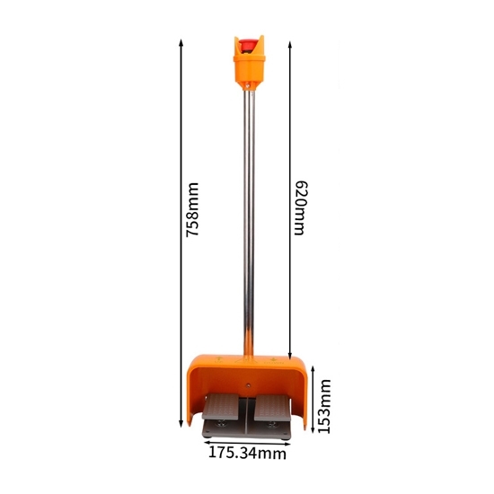 Double Foot Switch with Emergency Stop Button