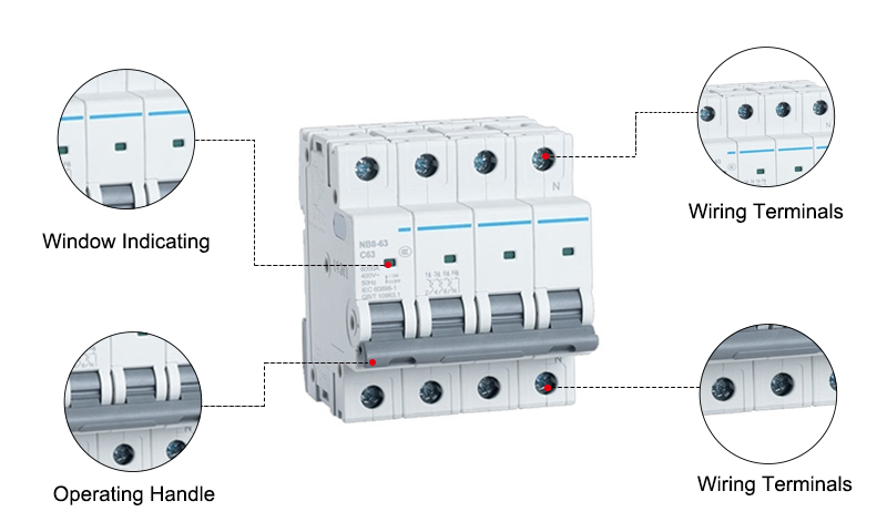 4 pole Miniature Circuit Breaker Details