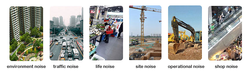 Noise sensor wall mounted application
