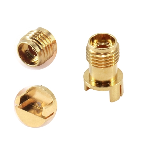 2.92mm Female RF Coaxial Connector, PCB Edge Mount