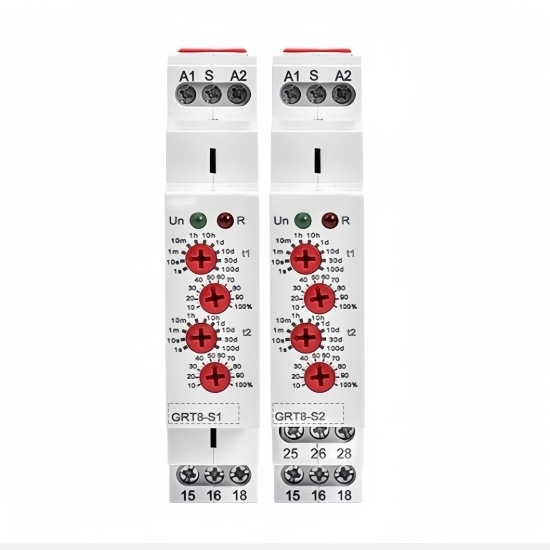 Asymmetric Cycler Timer Relay, SPDT, AC/DC 12V-240V