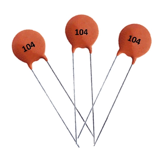 0.1μF 50V Disc Ceramic Capacitor