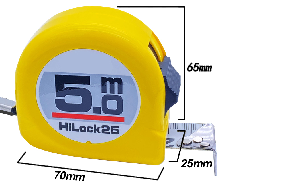 5m tape measure dimension