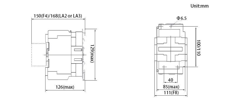 ac contact cjx2 4008