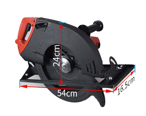 14 inch corded circular saw dimension
