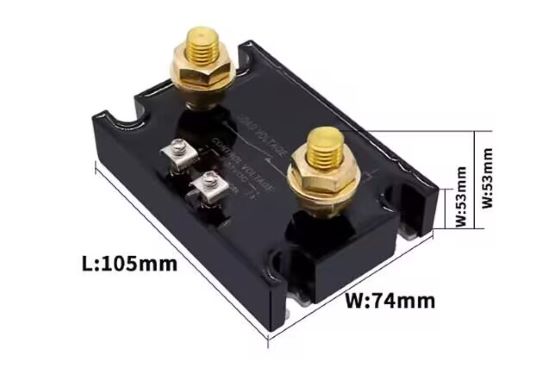 500A and 1000A SSR dimensions