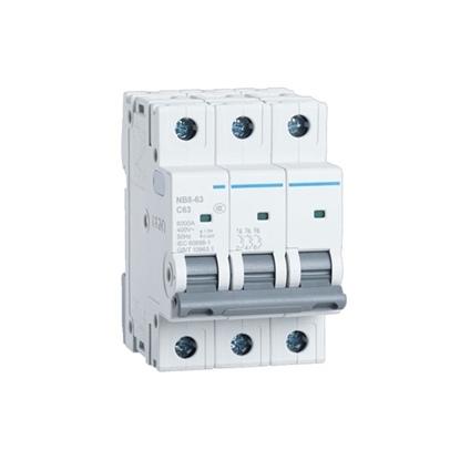 6 amp 3 pole Miniature Circuit Breaker
