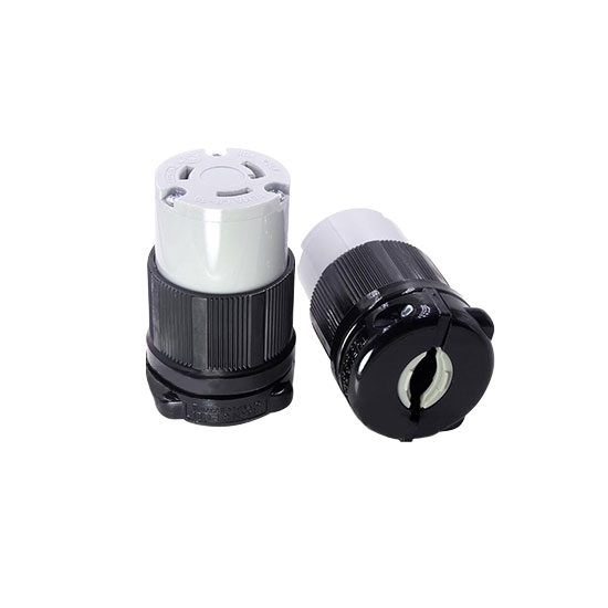 30A 250V Locking Plug, 2 Pole 3 Wire
