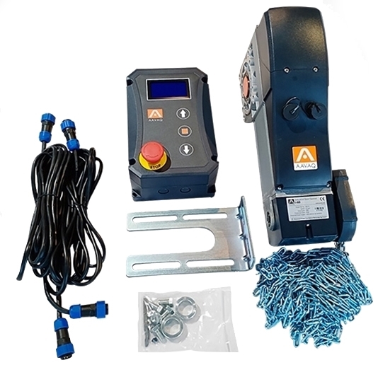 800W Industrial Door Opener,  45m² Area, 110Nm, 25.4mm