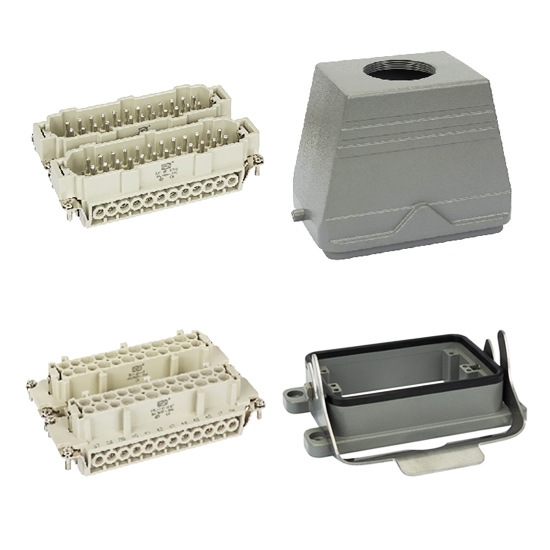 Heavy Duty Connector, 48 Pin, AC 500 Volt / 16A