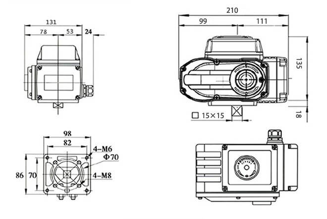 10 actuator size