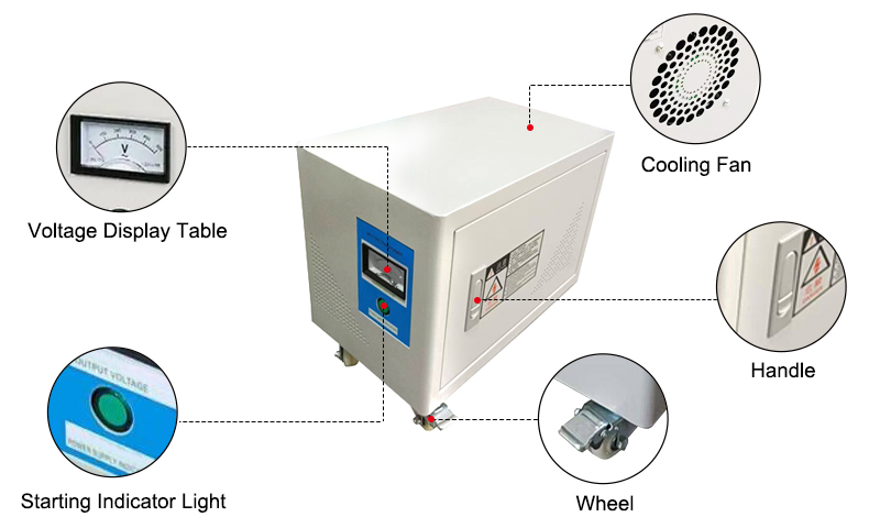75 kVA 3-phase autotransformer details