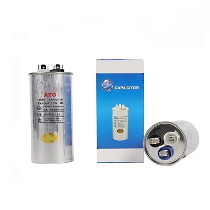 40+5 MFD (uF) Air Conditioner Capacitor, Dual Run Capacitor
