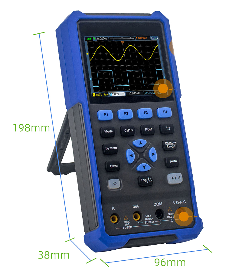 Handheld oscilloscope