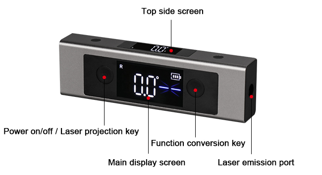 Mini laser digital inclinometer details