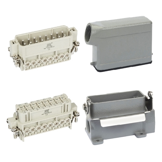 Heavy Duty Connector, 16 Pin, 250VAC/500VAC, 16A