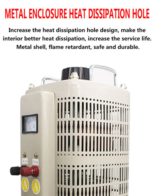 Three phase variac transformer detail