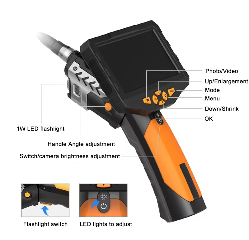 Industrial endoscope details