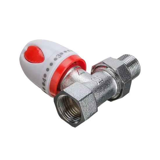 20mm Thermostatic Radiator Valve, Straight/Corner