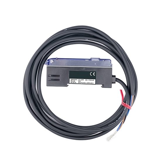 Single Digital Fiber Optic Amplifier, NPN/ PNP