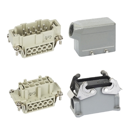 Heavy Duty Connector, 10 Pin, AC 250V/500V, 16A